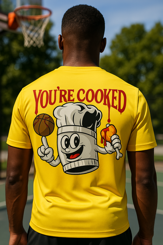 Yellow Heavy Blend T-Shirt Back